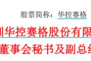 独占七夫华控赛格董事长、董秘、副总经理三高管同日辞职
