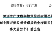 独占七夫顶格重罚！*ST广道实控人被终身市场禁入